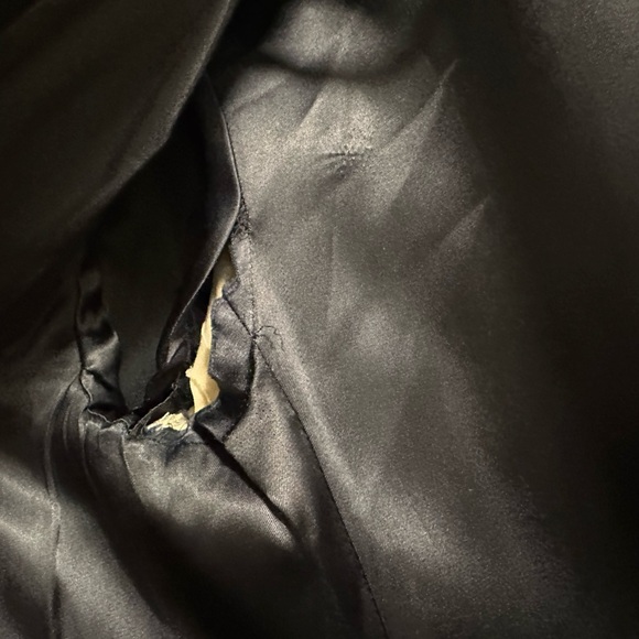 Navy Blue Cashmere Coat - Picture 4 of 6